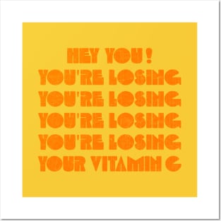 CAN VITAMIN C Posters and Art